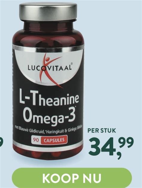 L Theanine Omega 3 Omeqa Aanbieding Bij Holland And Barrett