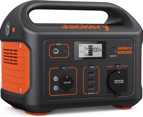 Jackery Explorer 500 518wh Draagbare Stroomgenerator Mobiele