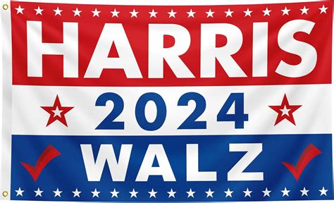 Amazon Kamala Harris Walz 2024 Flag 3x5 Feet 90X150cmFunny