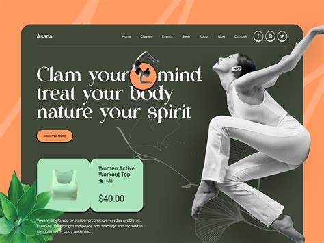 Yoga Header By Shankar 👋🏻😎 On Dribbble