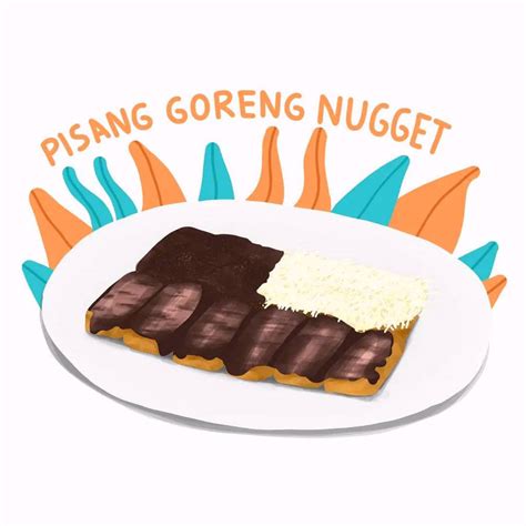 Pisang Goreng Nugget By Reskyfebillustration On Deviantart