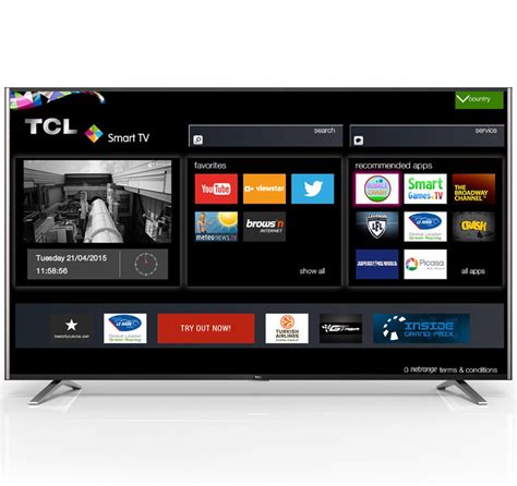 Tcl 55inch 4k Smart Tv The Tomorrow Technology