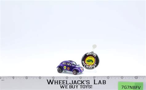 Custom Volkswagen Purple Redline Hot Wheels Mattel Vintage Rl W Button Nice Wheeljack S Lab