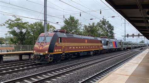 Njt 40th Anniversary Train At North Elizabeth Youtube