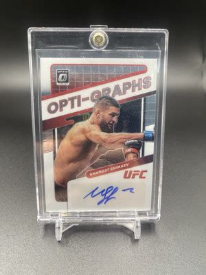 2023 Panini Optic Opti Graphs UFC Khamzat Chimaev Auto Autograph OG