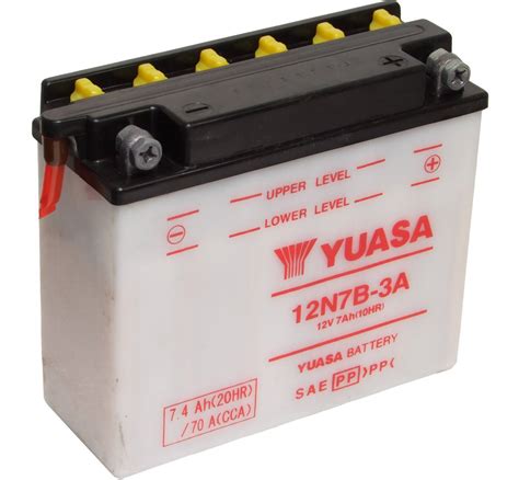 Yuasa 12n7b 3a 12v Motorcycle Battery Inc Free Delivery Mds Battery