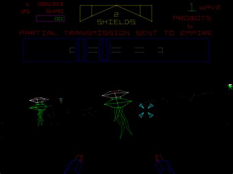 Screenshot Of Star Wars The Empire Strikes Back Arcade 1985 MobyGames