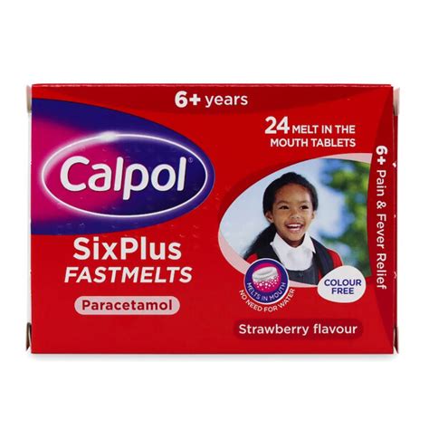 Buy Calpol Sixplus Fastmelts Paracetamol Pharmacy2u