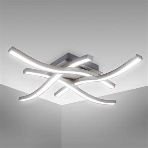 B K Licht Plafoniera Led Soffitto Moderna Dimensione 42 5x42 5cmx7cm