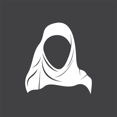 Hijab Woman Silhouette Icon And Symbol 28578353 Vector Art At Vecteezy