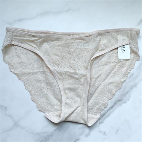 Soma Intimates Sleepwear Nwt Soma Vanishing Edge Allover Lace Bikini Panty In Size Extra