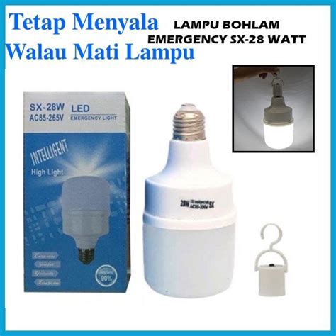 Jual Bohlam Emergency Sx W Lampu Sentuh Led Watt Darurat Disentuh