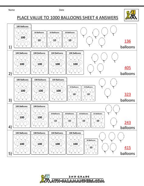 Printable Worksheet Place Value | Free Worksheets Samples