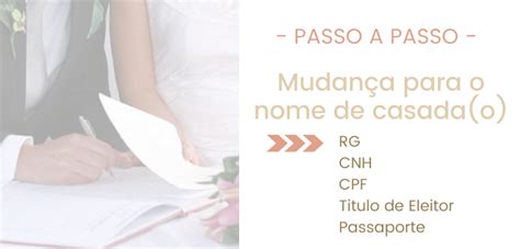 Como Se Escreve Casada - Atualização de documentos para nome de casada