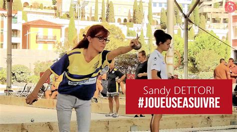 BoulistenauteLIVE Sandy Dettori joueuse de pétanque à suivre