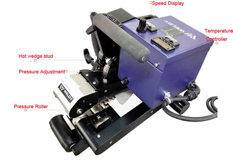 Weldy Hot Wedge Welding Machine For Welding Geomembranes In Landfills Mines Aquaculture Fish