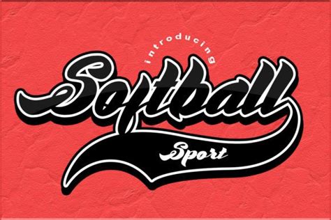 Softball Font By Al Mughni Studio3 · Creative Fabrica In 2023 Best