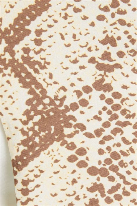 Melissa Odabash Barbados Snake Print Low Rise Bikini Briefs The Outnet