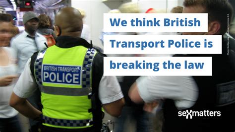 Sex Matters Threatens British Transport Police With Legal Action Sex