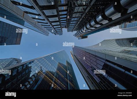 city  london financial district tall buildings london stock photo alamy