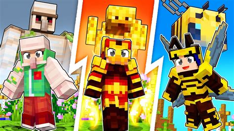 MINECRAFT MAS OS MOBS VIRARAM SUPER HERÓIS 2 YouTube