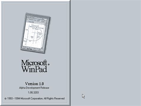 WinWorld: Microsoft WinPad SDK 1.x