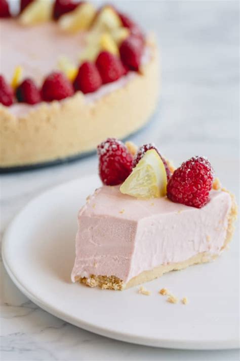 No Bake Lemon Raspberry Cheesecake Sweet Savory