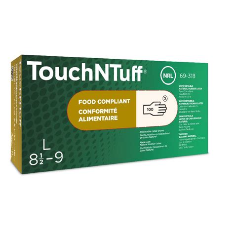Ansell TouchNTuff 69-318 Latex Gloves - SafetyGloves.co.uk