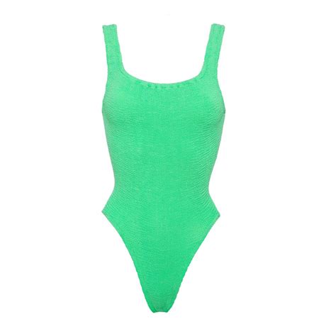 Green High Leg Bikini Gem