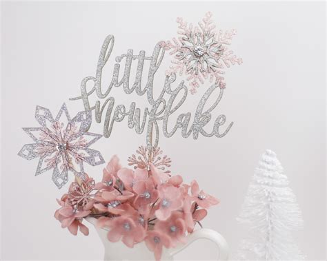 Snowflake Centerpieces Winter Wonderland Snowflakes Centerpieces