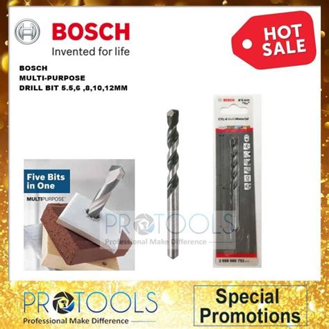 Bosch Multi Purpose Drill Bit Cyl Mm Mm Mm Mm Mm