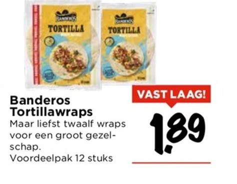 Banderos Tortillawraps Aanbieding Bij Vomar