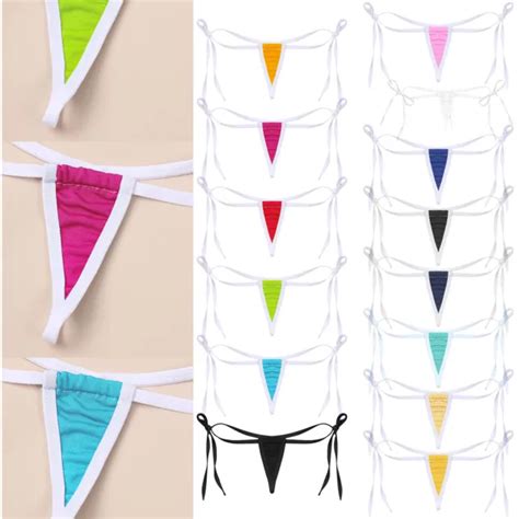 Bikini Donna Perizoma Con Perizoma Estivo Perizoma Legatura Laterale Perizoma Mini Lingerie Eur