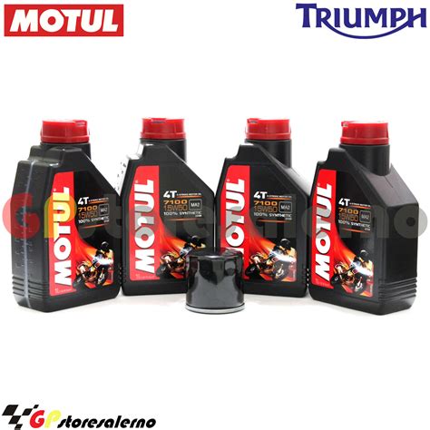 Kit Tagliando Olio Filtro Motul W L Triumph Street Twin