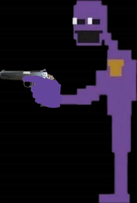 Purple Guy With A Gun Purple Hand By Zombieloke On Deviantart