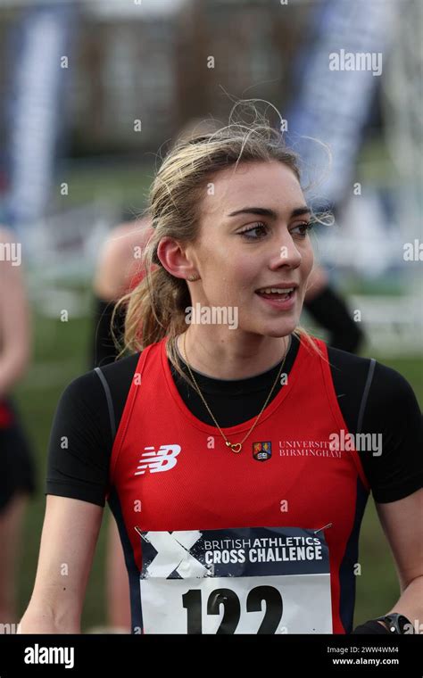 Holly Weedall Of University Of Birmingham Athletics And Cross Country Club At The End Of The