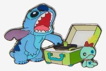 63583 Stitch And Scrump Surfing Hot Topic Summer Stitch Blind Box Loungefly Disney Pin