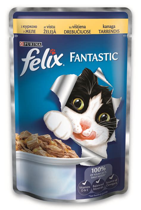 Felix Fantastic - паучи для кошек 100г * 20 шт, цена 180 грн., купить в ...