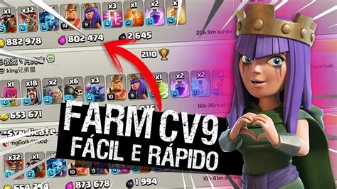 Como Farmar F Cil E R Pido No Cv Farmei Milh Es Ao Vivo Clash Of