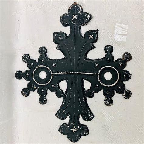 Antique Victorian Unused Coffin Platecasket Plate Decorative Metal