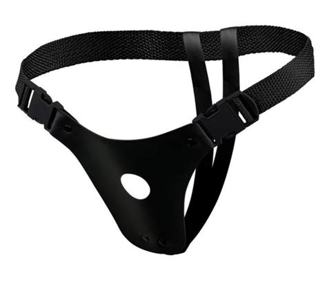 Cinta Strap On Regulável Couro Sintético para Pênis Realístico Vênus Sex Shop