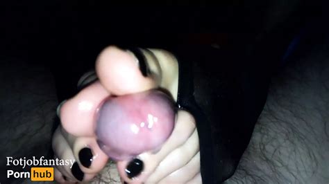 A Hot Footjob Solesjob Toejob With Black Nail Polish Cum On Feet Amateur Porn XHamster