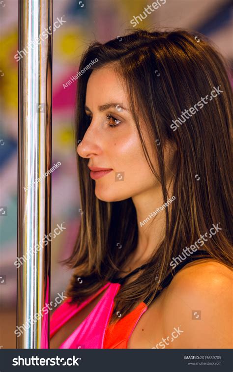 Close Portrait Sexy Brunette Woman Posing Stock Photo 2015639705 Shutterstock