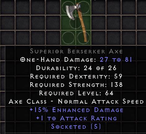 Superior Berserker Axe Topic D2jsp