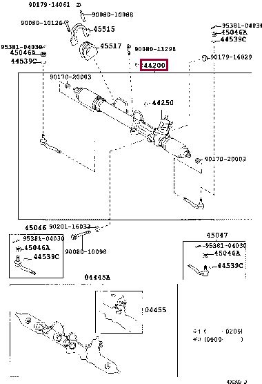 Toyota eShop | Рулевые рейки Тойота Ленд Крузер