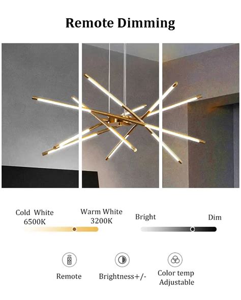 Remote Dimming TOMAX 80CM LED Pendant Lighting For Dining Room Modern