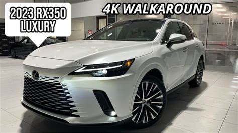 2023 Lexus RX350 Luxury White Pearl With Palomino Interior Lexus Rx