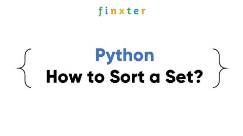 How To Sort A Set In Python Youtube