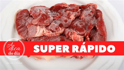 COMO DESCONGELAR CARNE MAIS RÁPIDO FLÁVIA FERRARI YouTube