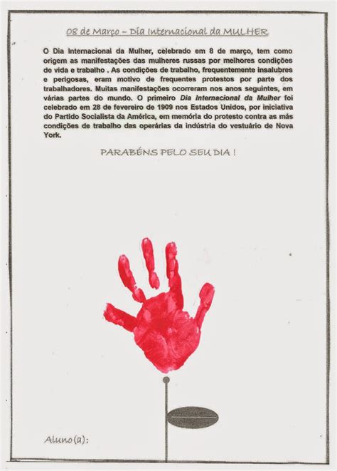 Plano De Aula Sobre O Dia Internacional Da Mulher